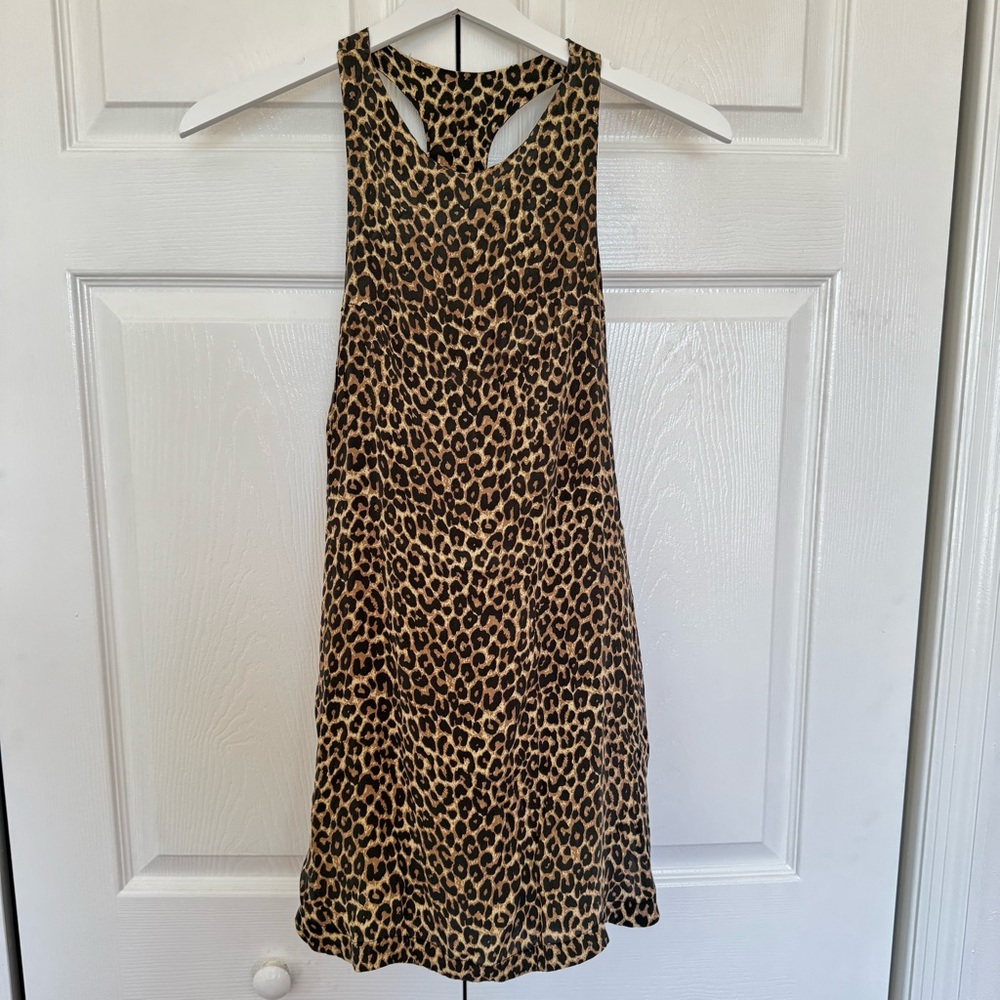 Acacia Swimwear Silk Leopard Sundress
